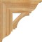 Ekena Millwork Imperial Traditional Rough Sawn Bracket, Western Red Cedar, 6"W x 20"D x 20"H BKT06X20X20IMP01RWR - alternate 3